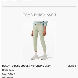 Ready to Rulu 7/8 Joggers